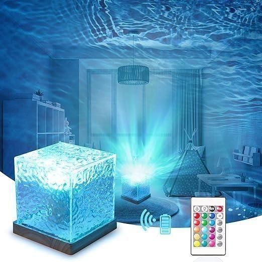 Water Ripple Night Light Aura Lamp
