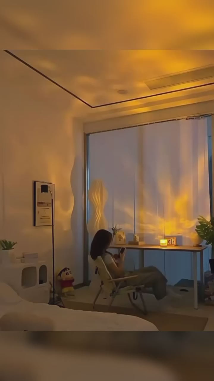 Water Ripple Night Light Aura Lamp